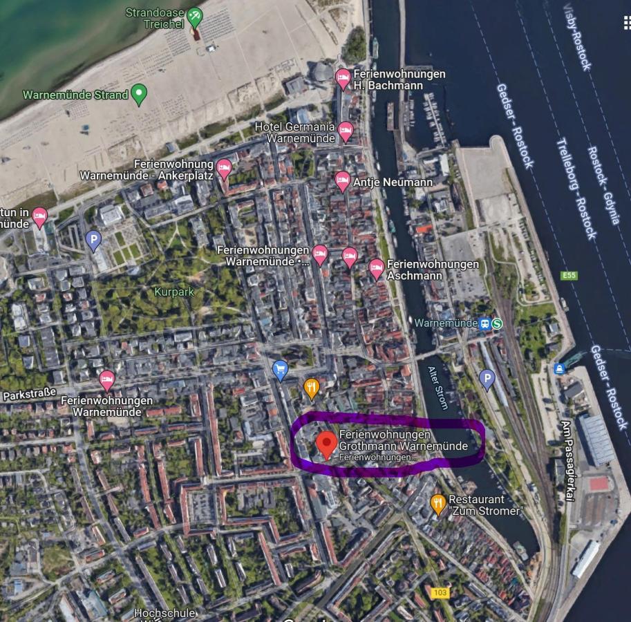 Zur Duene Warnemuende Rostock Exterior foto